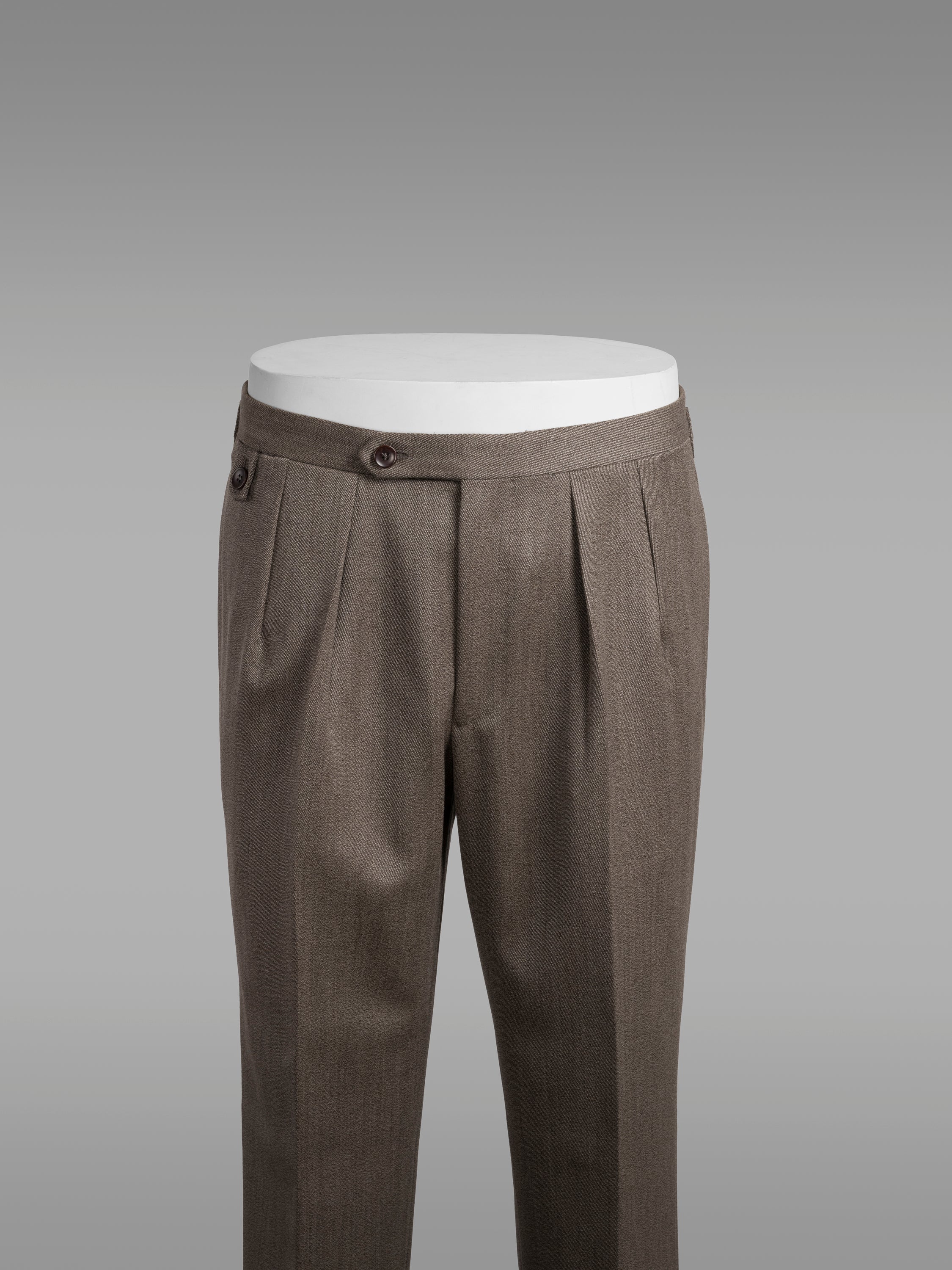 New York wool covert trousers